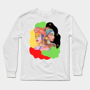 illustration African culture Long Sleeve T-Shirt